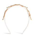 David Charles crystal-embellished headband - British product