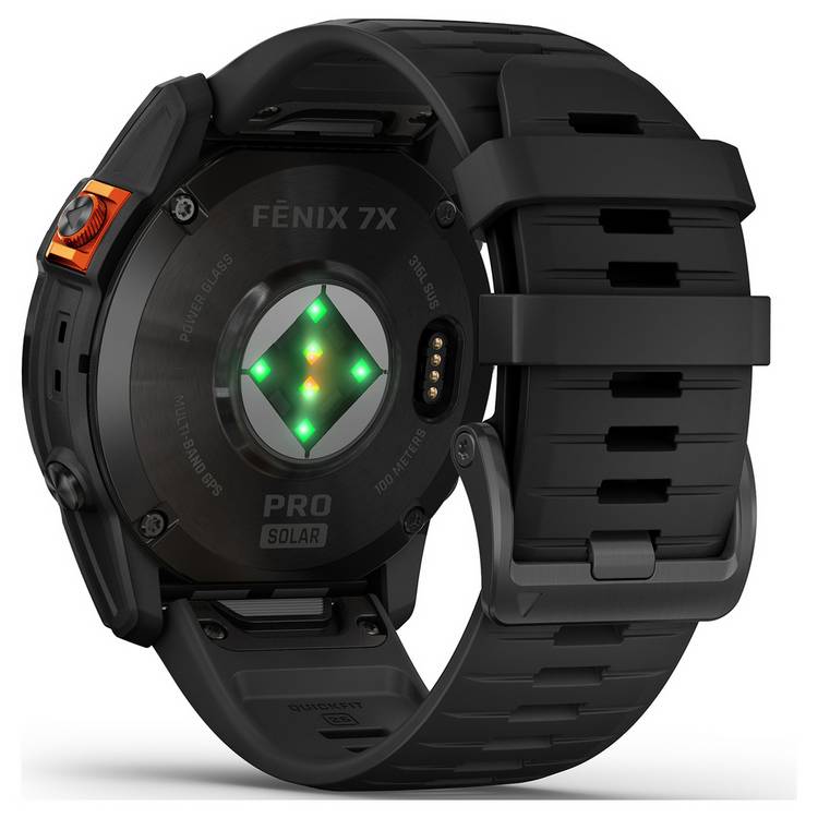 Garmin fenix 7X Pro Solar smartwatch black, UK version