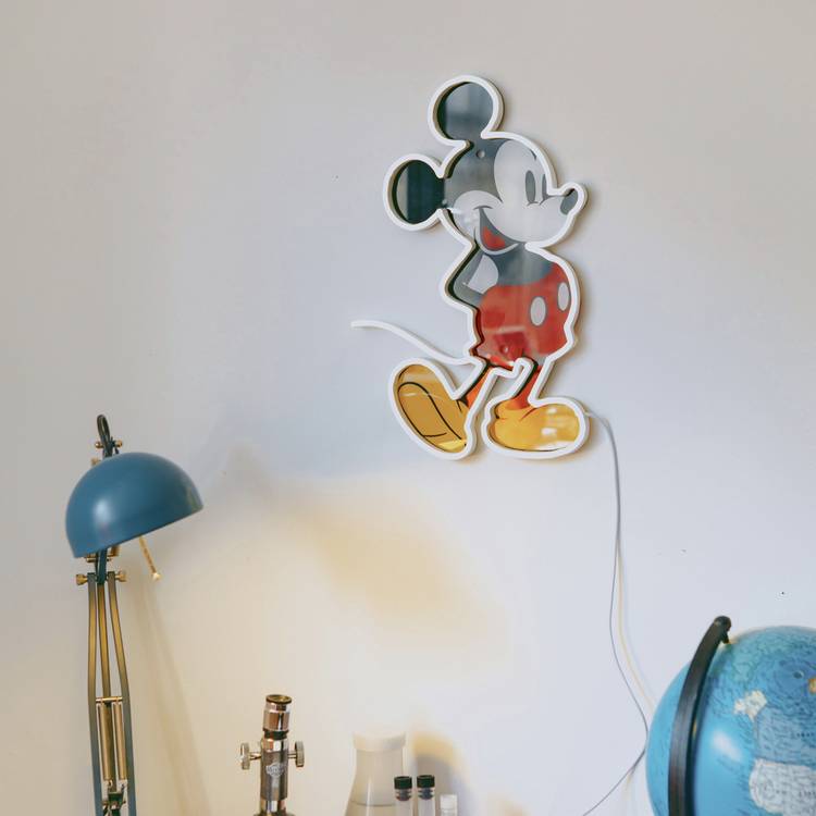 Yellowpop Disney Mickey Mouse LED neon sign - British product