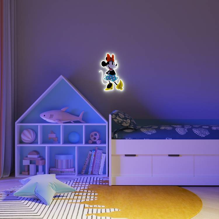 Yellowpop Minnie Mouse LED neon light, UK version