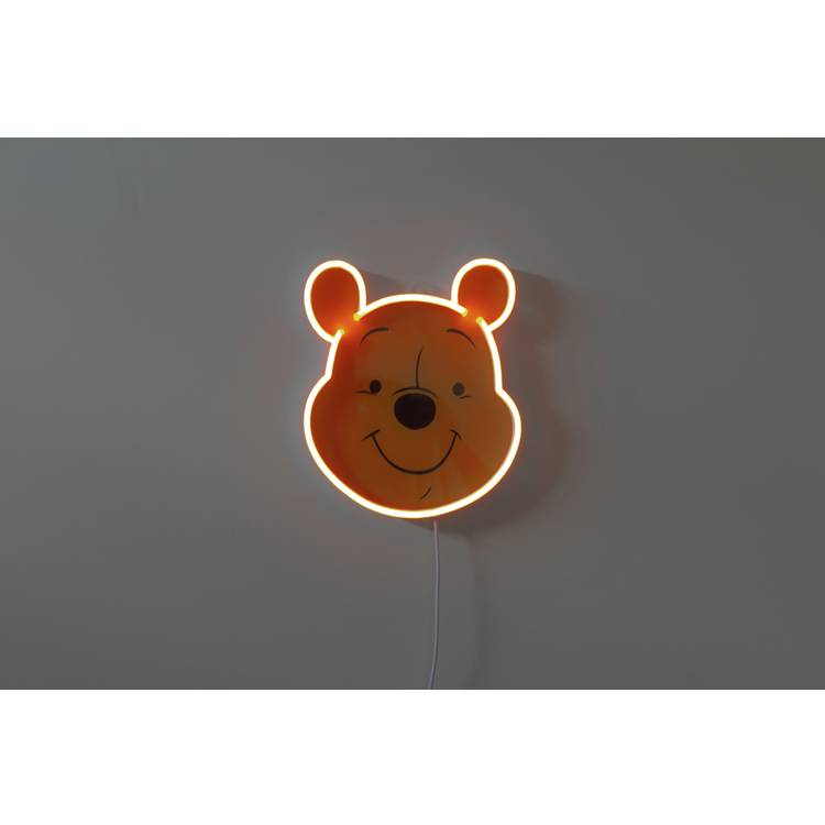 Yellowpop Winnie the Pooh LED neon sign 25cm, imported from the UK