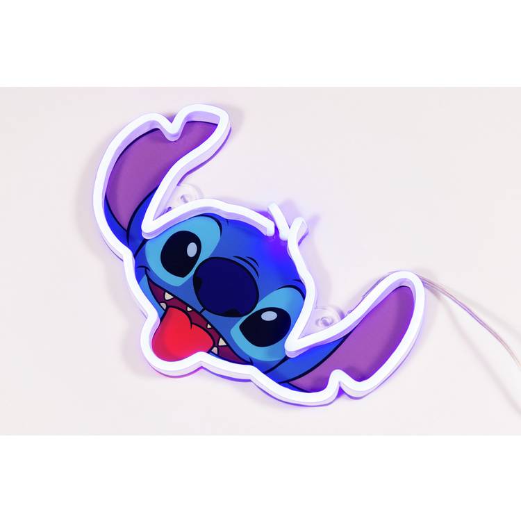 Yellowpop Stitch LED neon sign 15cm, imported from the UK