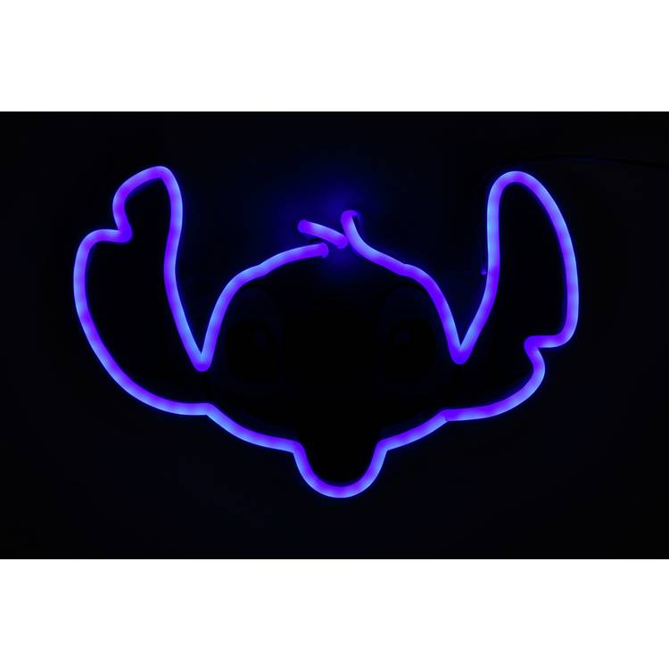 Yellowpop Stitch LED neon sign 15cm, imported from the UK