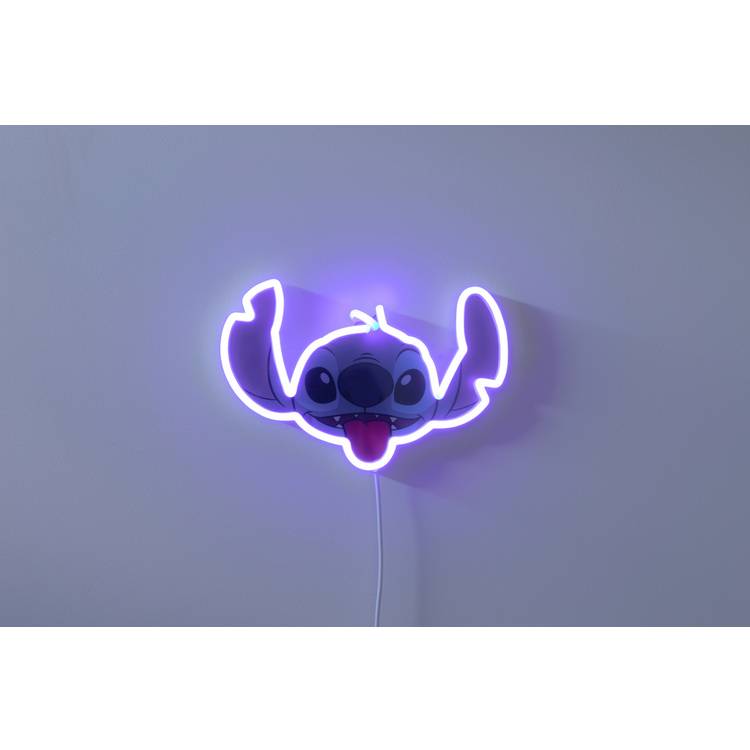 Yellowpop Stitch LED neon sign 15cm, imported from the UK
