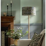 Habitat Morris & Co navy sunflower lampshade 45cm, imported from the UK