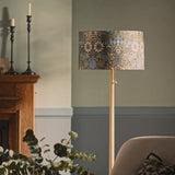 Habitat Morris & Co navy sunflower lampshade 45cm, imported from the UK