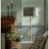 Habitat Morris & Co navy sunflower lampshade 45cm, imported from the UK