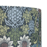 Habitat Morris & Co navy sunflower lampshade 45cm, imported from the UK