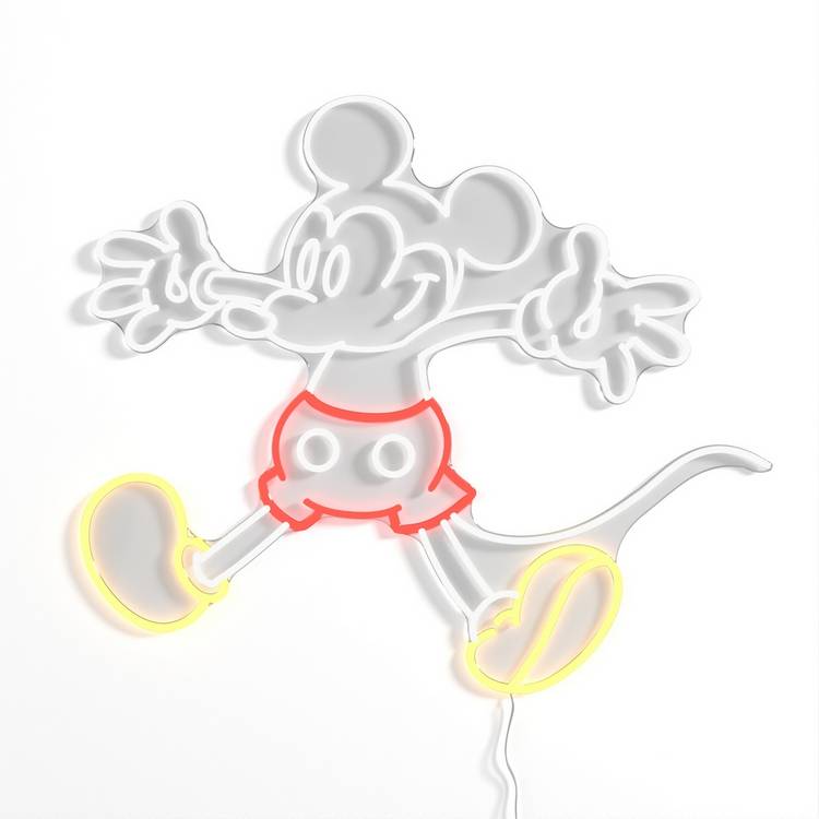 Yellowpop Disney Giant Mickey Mouse LED neon sign, imported from the UK