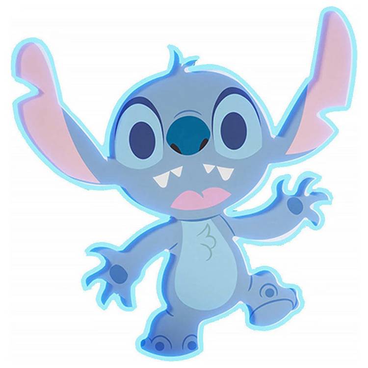 Yellowpop Disney Stitch LED neon sign, imported from the UK