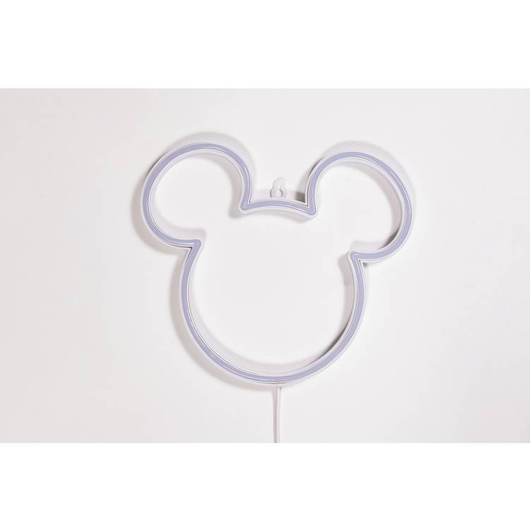 Yellowpop Mickey Mouse ears LED neon sign, imported from the UK