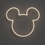 Yellowpop Mickey Mouse ears LED neon sign, imported from the UK