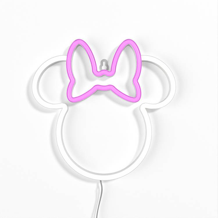 Yellowpop Minnie Mouse ears LED neon light (British brand)