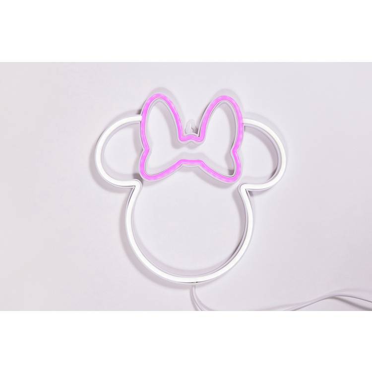 Yellowpop Minnie Mouse ears LED neon light (British brand)