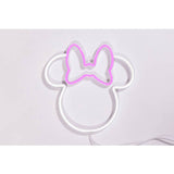 Yellowpop Minnie Mouse ears LED neon light (British brand)