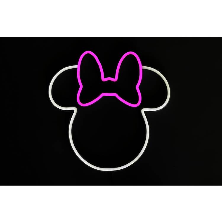 Yellowpop Minnie Mouse ears LED neon light (British brand)