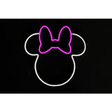 Yellowpop Minnie Mouse ears LED neon light (British brand)