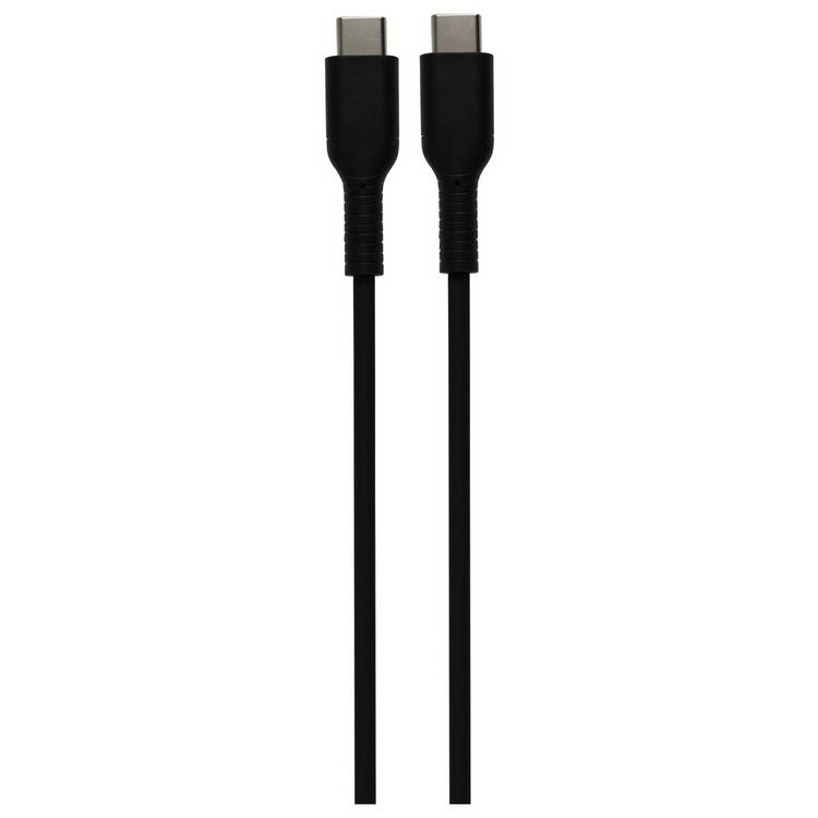 USB-C to USB-C cable 1m black, UK version