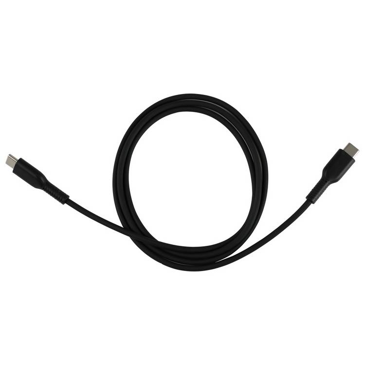 USB-C to USB-C cable 1m black, UK version