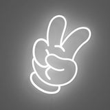 Yellowpop Disney Glove Peace LED neon sign 30cm - British product