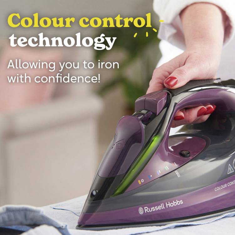 Russell Hobbs Colour Control Pro steam iron, UK version