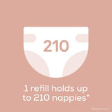Angelcare nappy disposal refills XL 8-Pack, imported from the UK