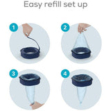 Angelcare nappy disposal refills XL 8-Pack, imported from the UK