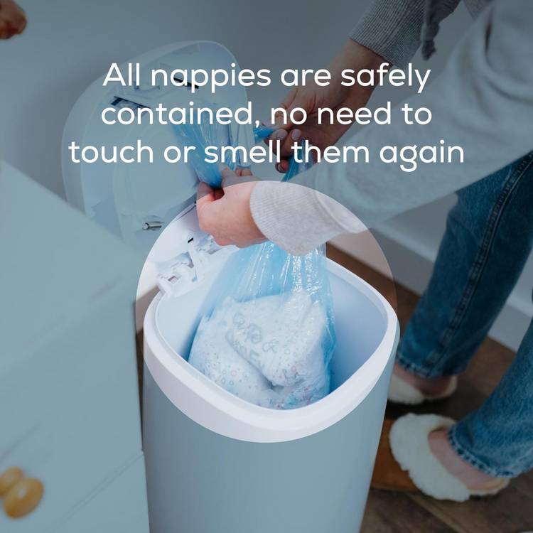 Angelcare nappy disposal refills XL 8-Pack, imported from the UK