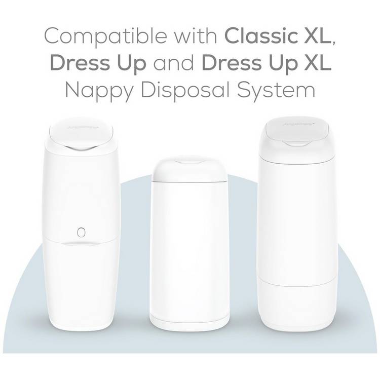 Angelcare nappy disposal refills XL 8-Pack, imported from the UK