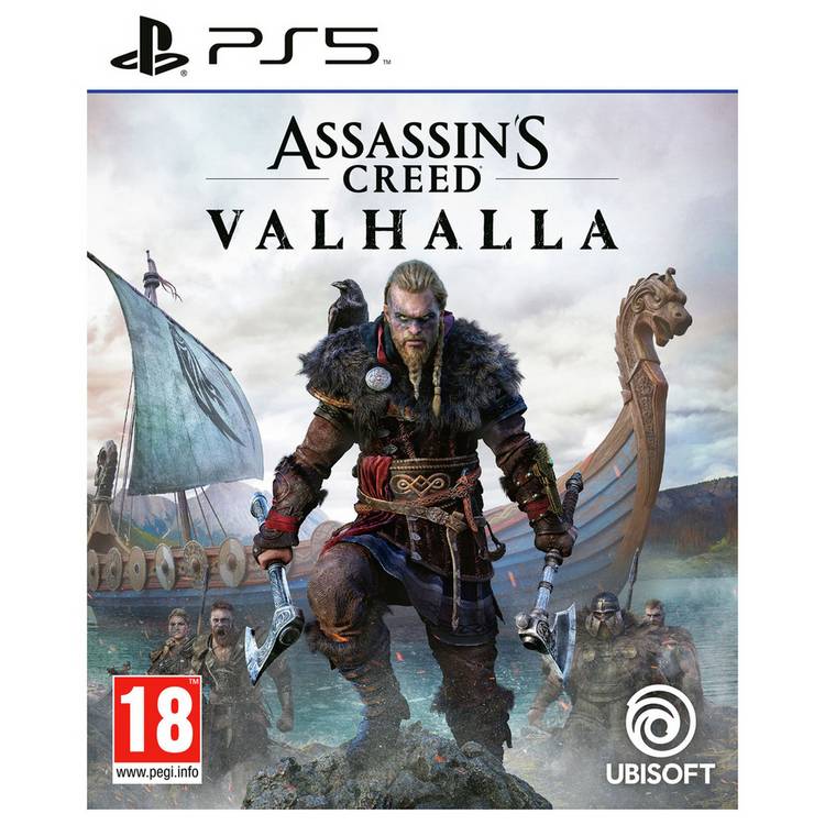 Ubisoft Assassin's Creed Valhalla PS5 game, imported from the UK