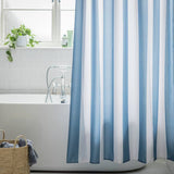 Argos Home striped shower curtain blue white 180cm, imported from the UK