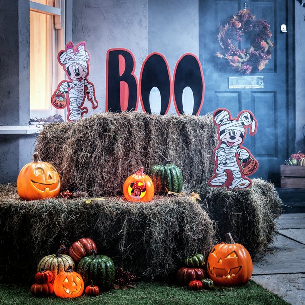 Disney Mickey and Minnie Halloween yard decoration - British product