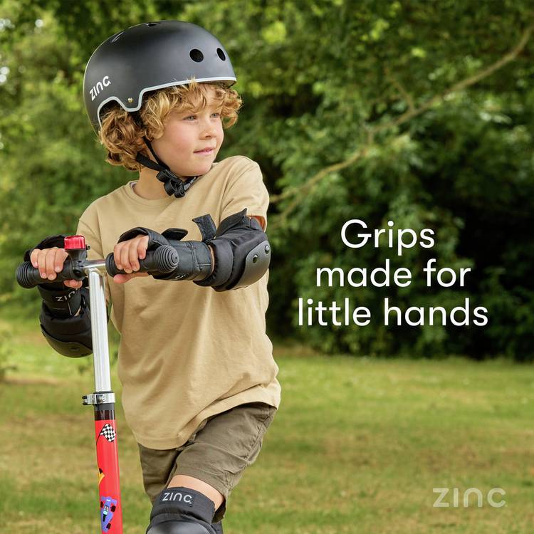 Zinc Light Up Racecar scooter red - British product