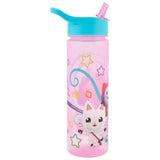 Gabby's Dollhouse pink sipper water bottle 600ml (British brand)