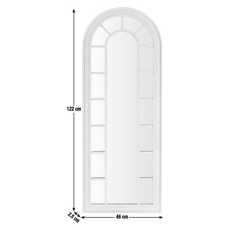 Argos Home white arched mirror 122cm - British product