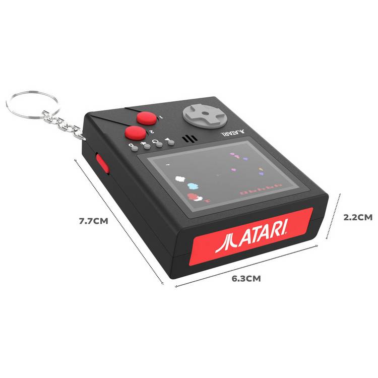 Atari cartridge console 3-in-1 games pocket size, imported from the UK