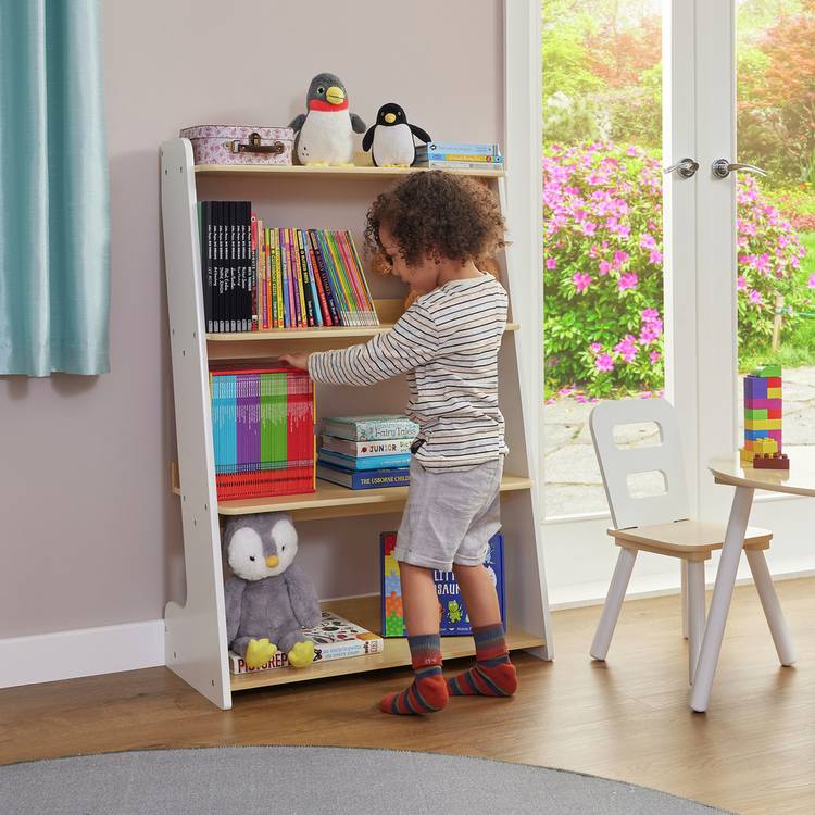 Liberty House kids bookcase white and oak (British brand)