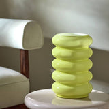 Argos Habitat Billie Ribbed Glass Table Lamp - Yellow- Buy online at McGrocer