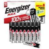 Argos Energizer Max Alkaline AAA Batteries - Pack of 32- Buy online at McGrocer