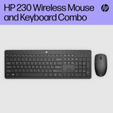 HP 230 wireless keyboard and mouse set, UK version
