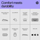 HP 230 wireless keyboard and mouse set, UK version