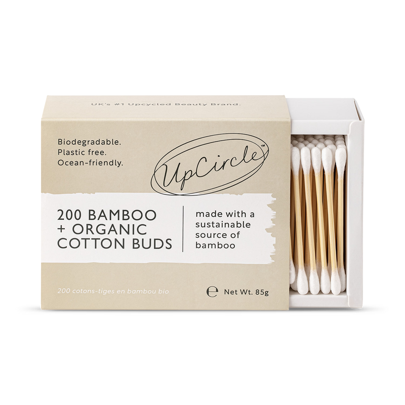 UpCircle organic bamboo cotton buds - British product
