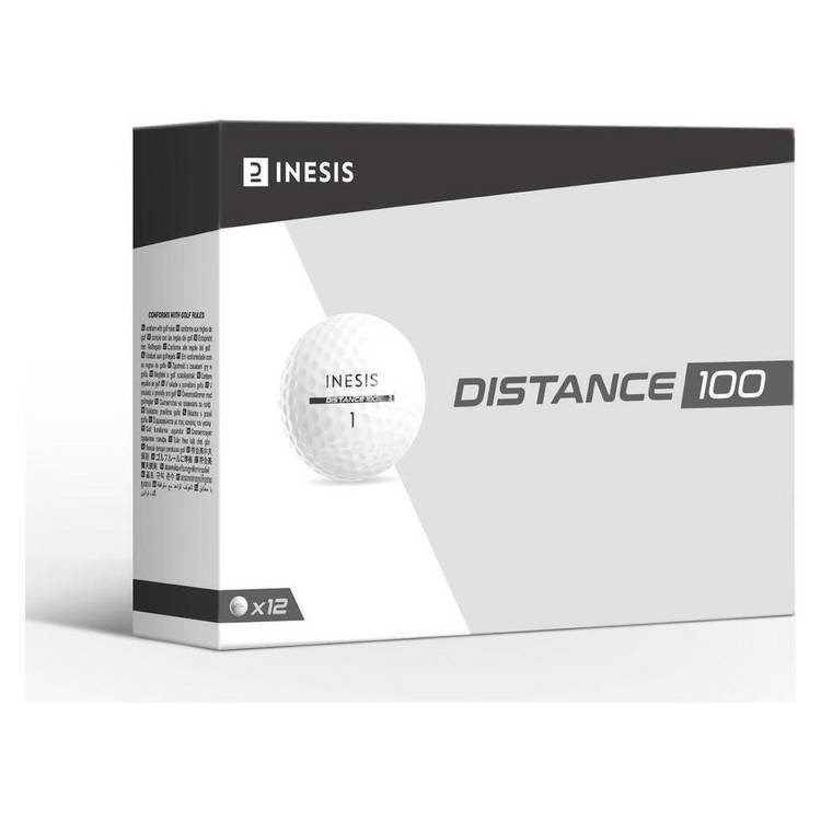 Decathlon golf balls white 12-pack, imported from the UK