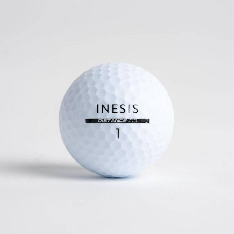 Decathlon golf balls white 12-pack, imported from the UK