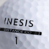 Decathlon golf balls white 12-pack, imported from the UK