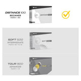 Decathlon golf balls white 12-pack, imported from the UK