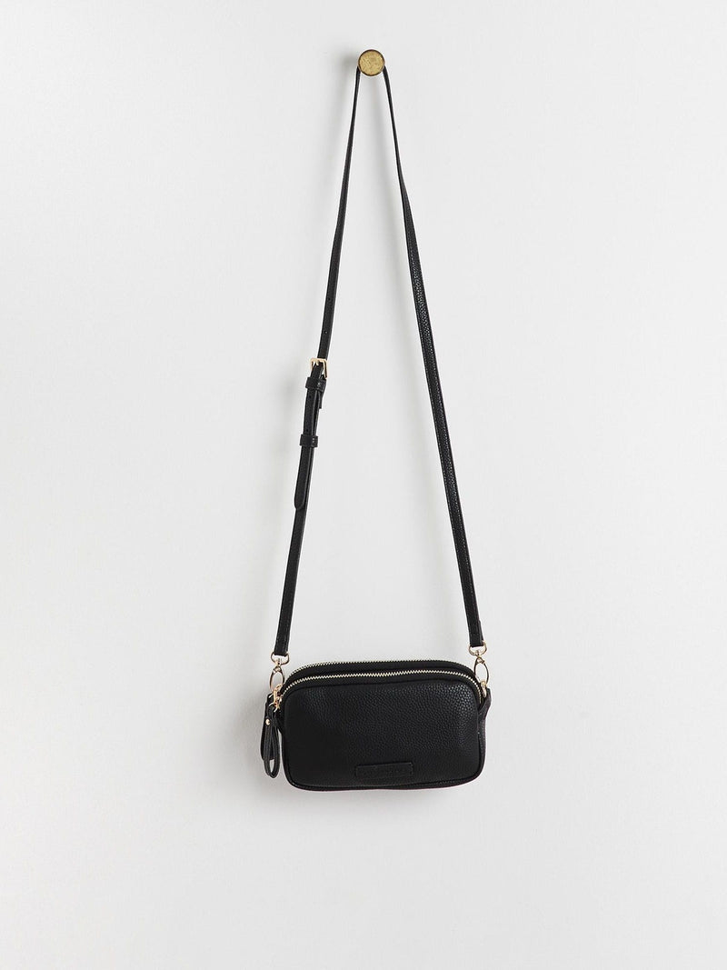 Oliver Bonas black Naha cross-body bag - British product