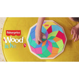 Fisher-Price wooden stack and sort animals toy 10 piece - British product