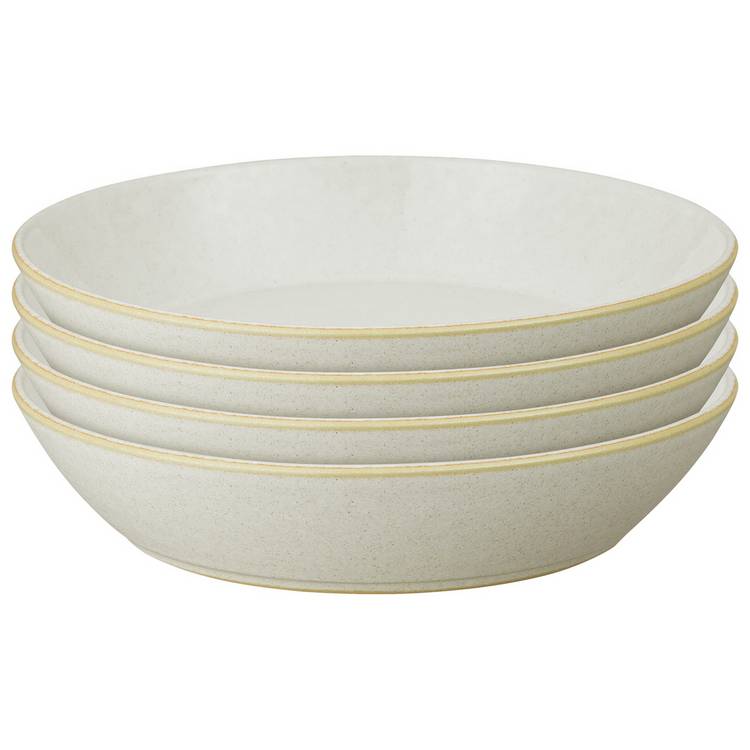 Denby stoneware pasta bowls cream 4pk, UK version