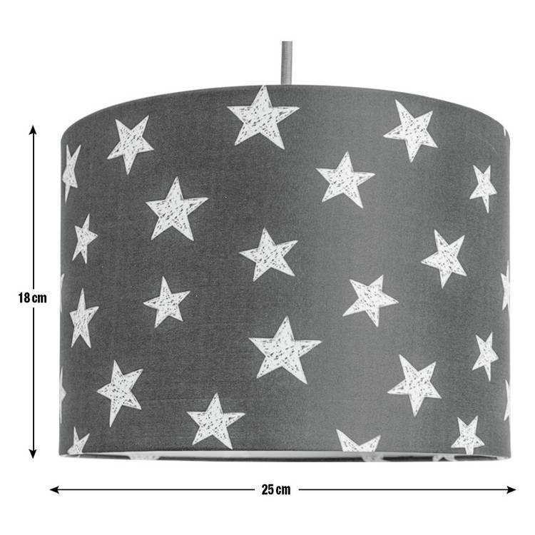 Argos Home kids navy star lampshade 25cm (British brand)